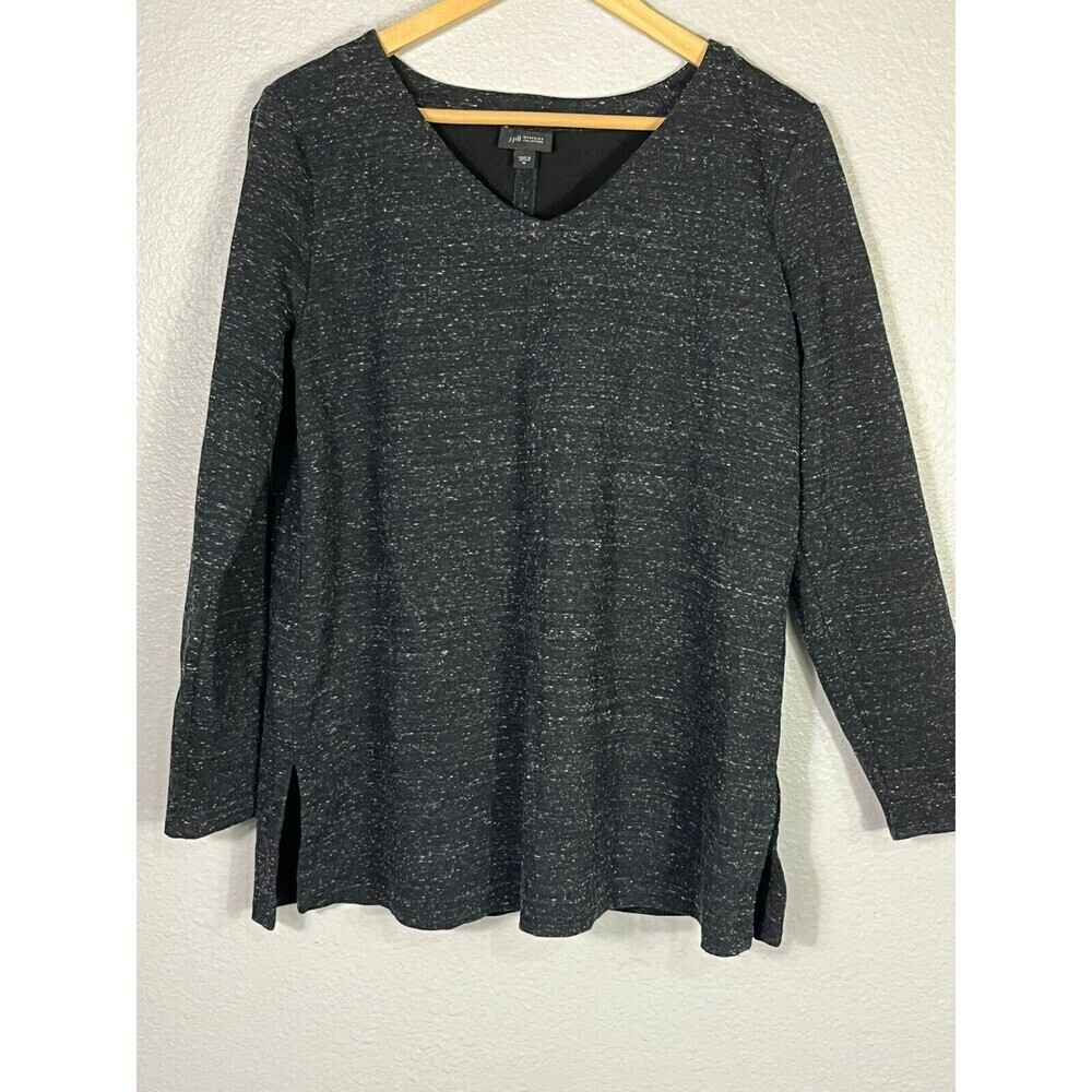 J Jill Wearever Tunic Sweater Womens Medium V‎ Neck